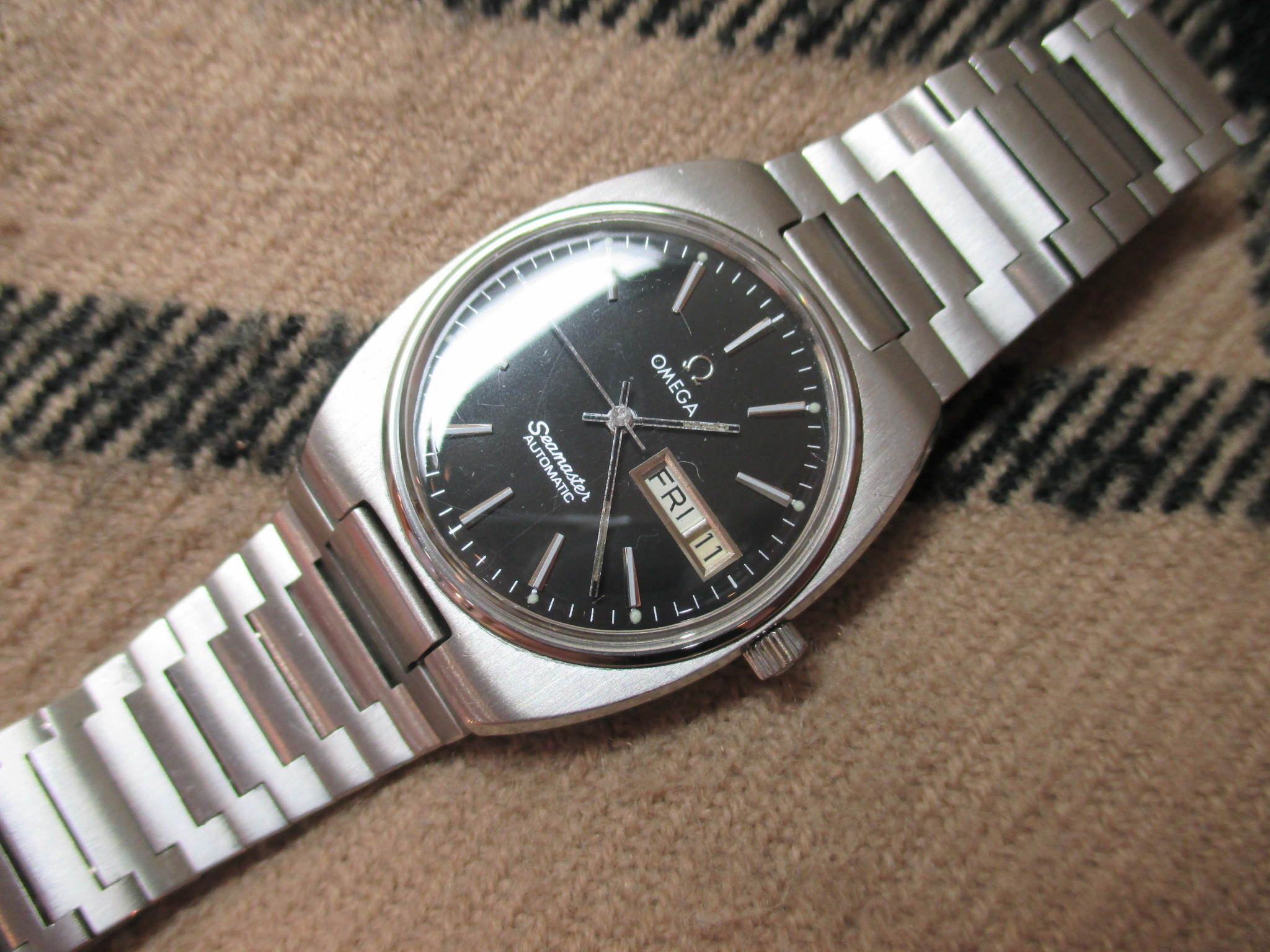 返信が遅れましたOMEGA オメガ シーマスター カラーダイヤル 腕時計 1970年代 ジャンク
