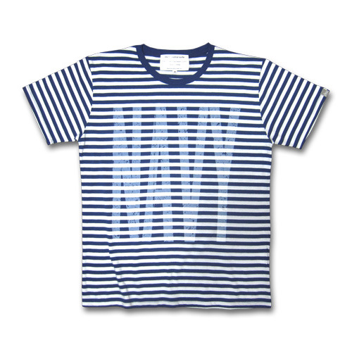 NAVY FOUR STAR BORDER TEE