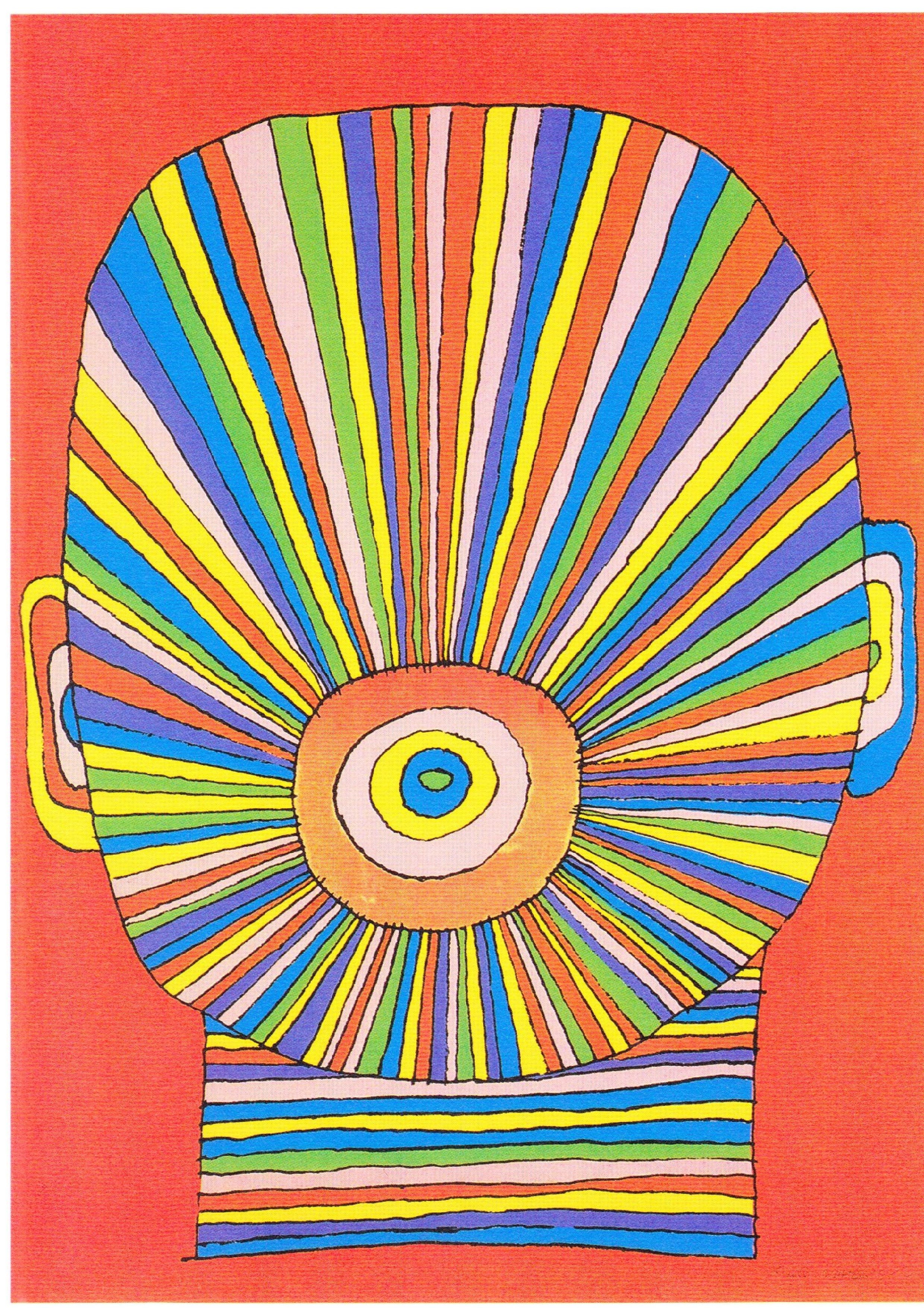 【ポストカード】 粟津潔 70年代、線のシリーズ3枚セット KEN BOOKS