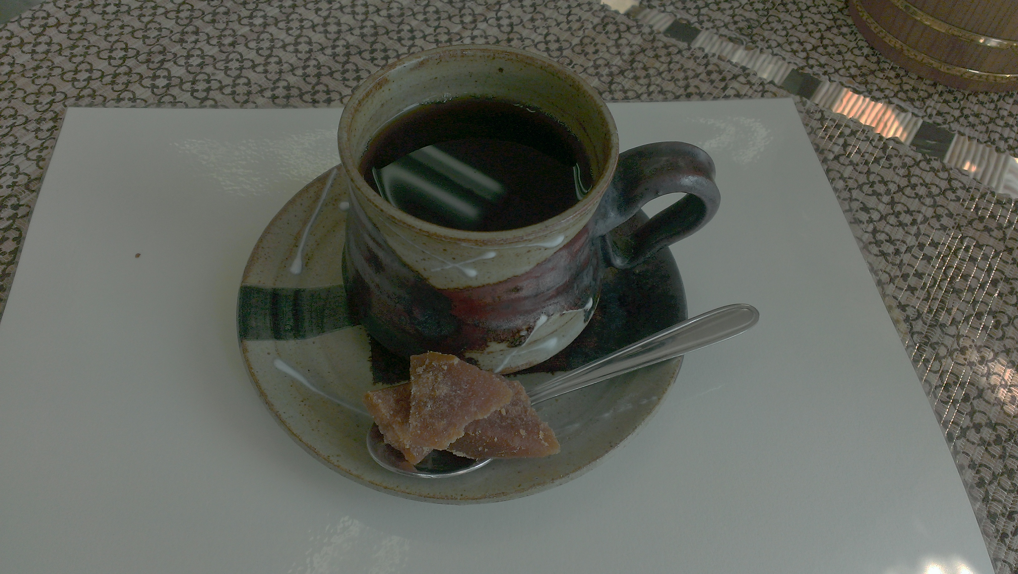 ～スリランカコーヒー＆ジャガリー＜孔雀ヤシの砂糖＞～