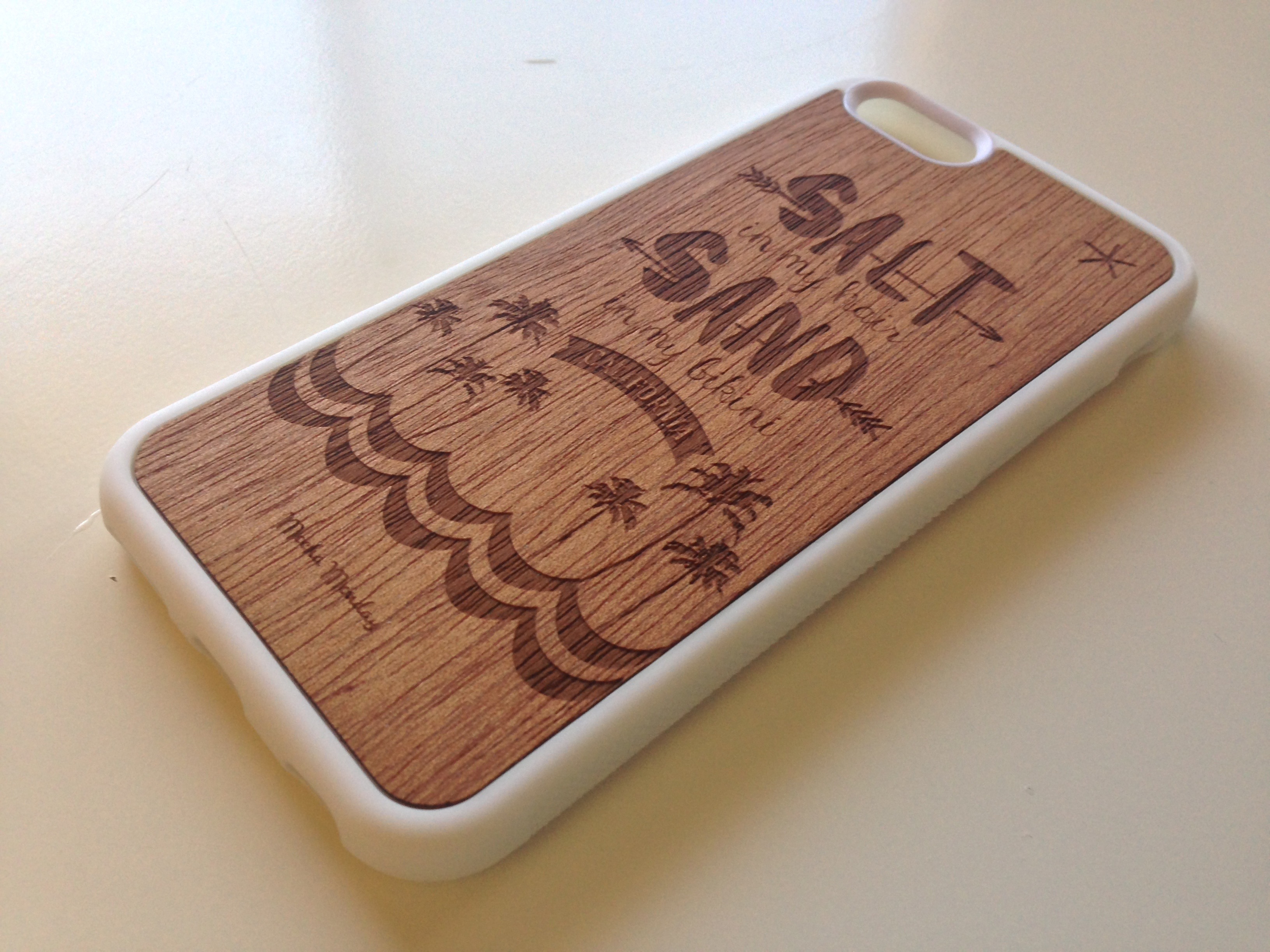 Real wood iPhone case