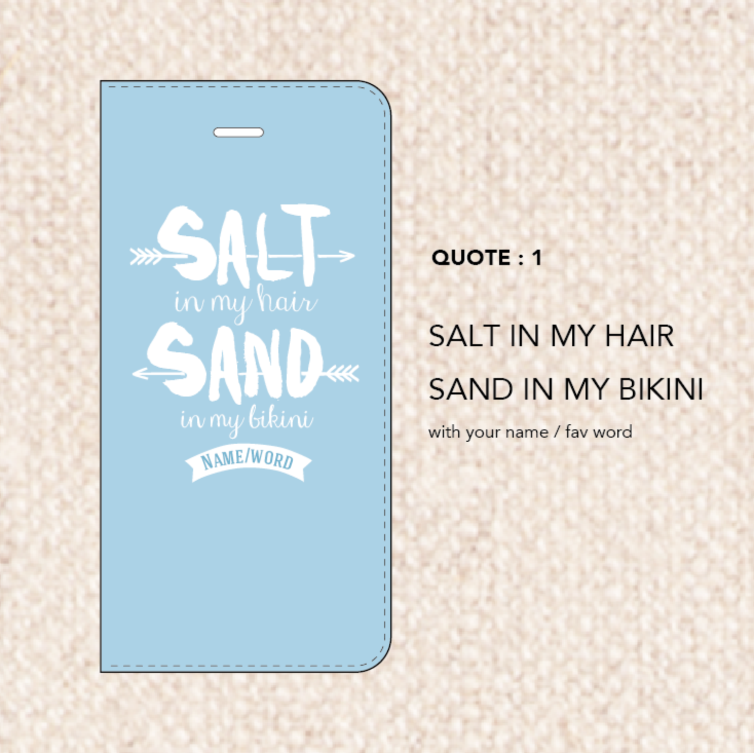 Quotes for My fav scenery iPhone case