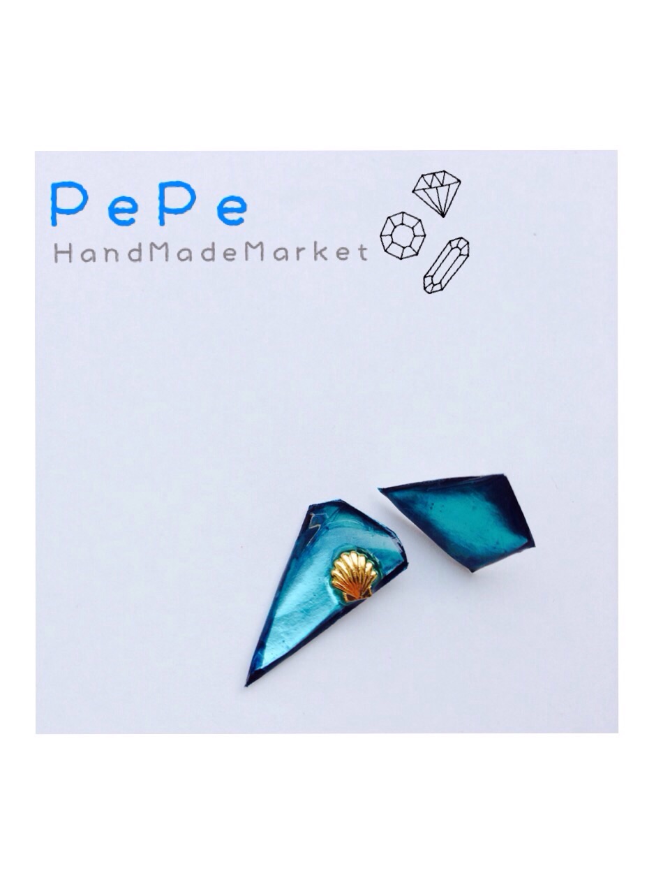 【商品紹介】蒼の欠片ピアス