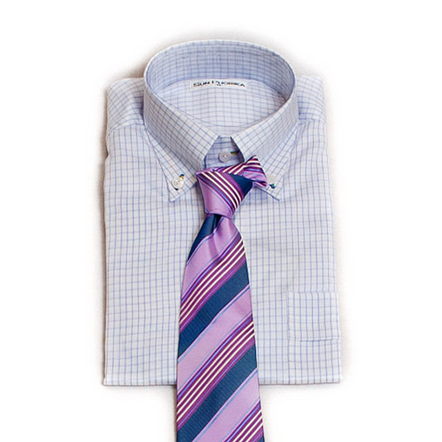 難しい紫色の合わせ方 Renom レノマ のネクタイで誠実な印象へ Mezzo