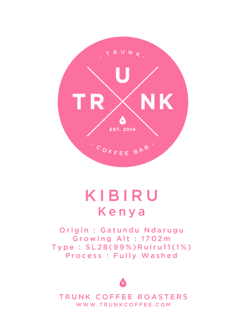New Release！本日より発売開始です！！！KIBIRU , Kenya！