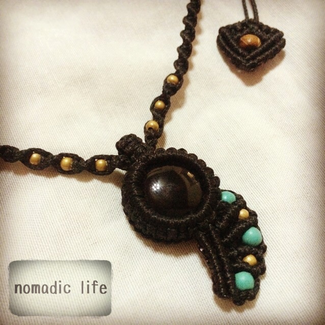 No.1//Onyx necklace from India