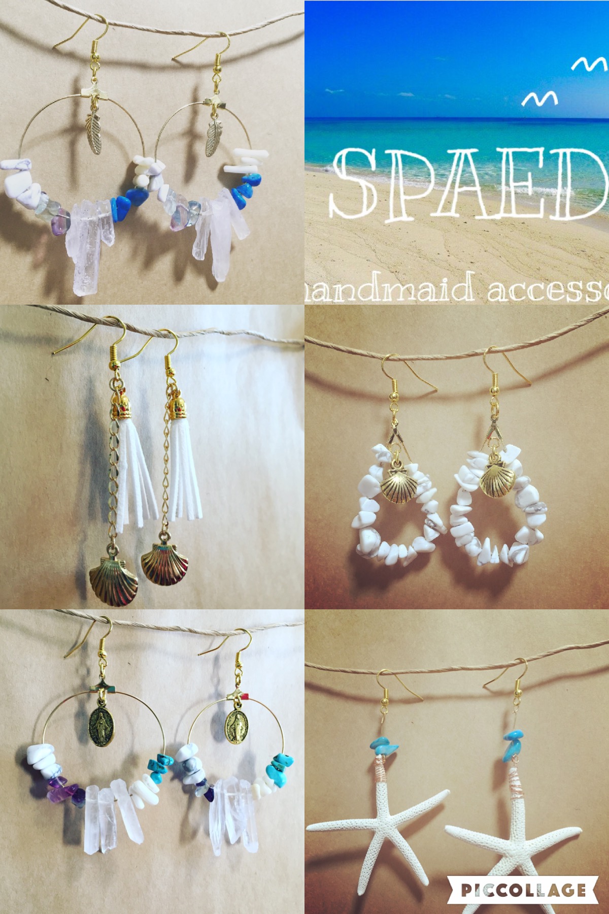 ハンドメイドアクセサリー⁂☺︎SPAEDです♪